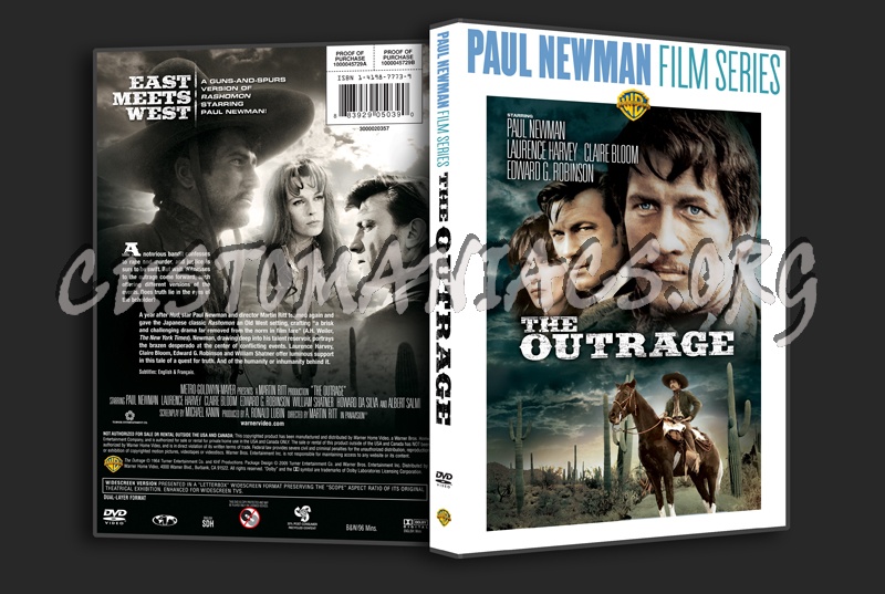 The Outrage dvd cover