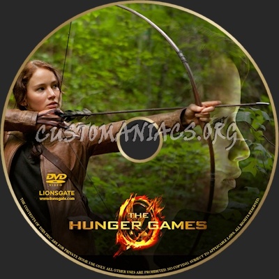 The Hunger Games dvd label