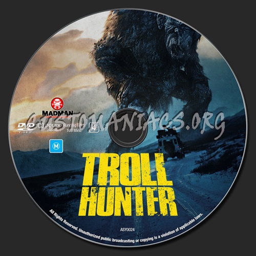 TrollHunter dvd label