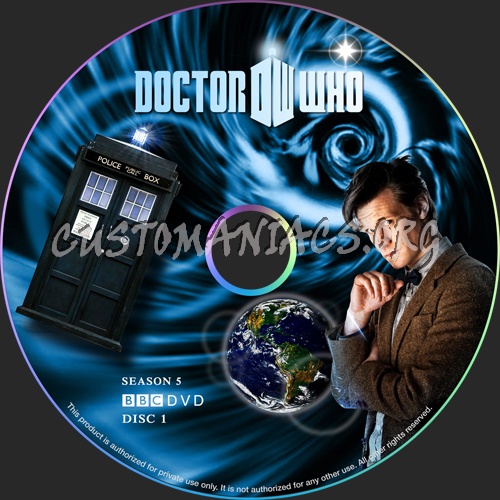 Doctor Who Season 5 dvd label