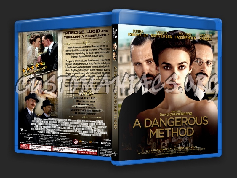 A Dangerous Method (2011) blu-ray cover