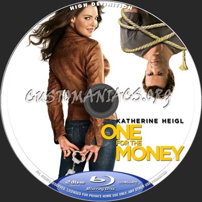 One For The Money blu-ray label