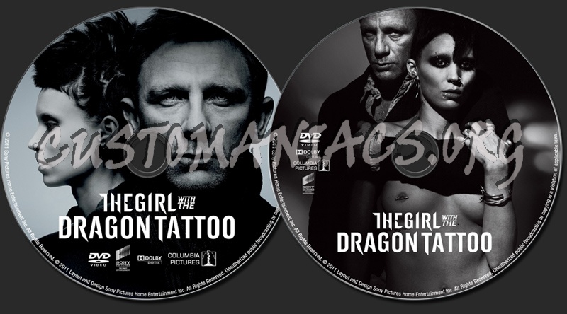 The Girl With the Dragon Tattoo dvd label