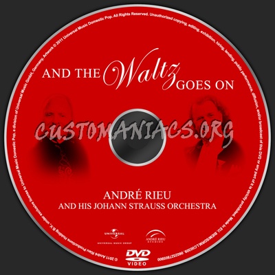 Andre Rieu And The Waltz Goes On dvd label
