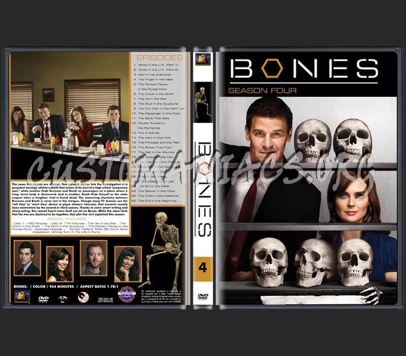 BONES Season 4 dvd cover
