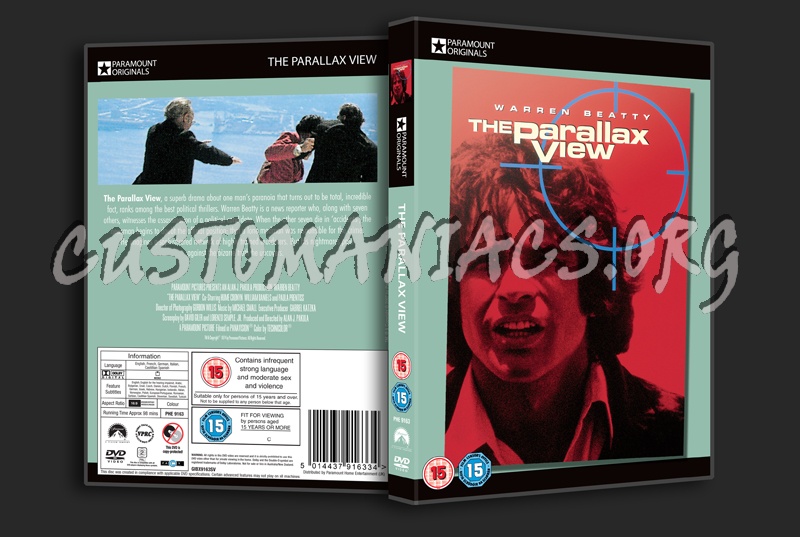 The Parallax View dvd cover