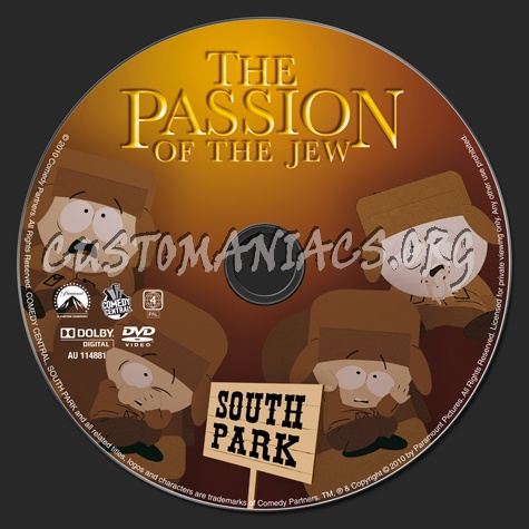 The Passion of the Jew dvd label