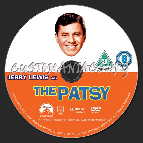 The Patsy dvd label