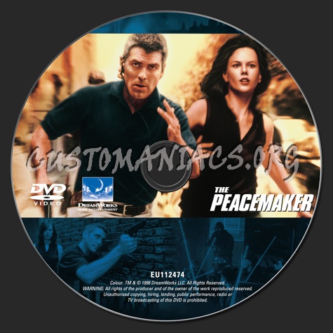 The Peacemaker dvd label