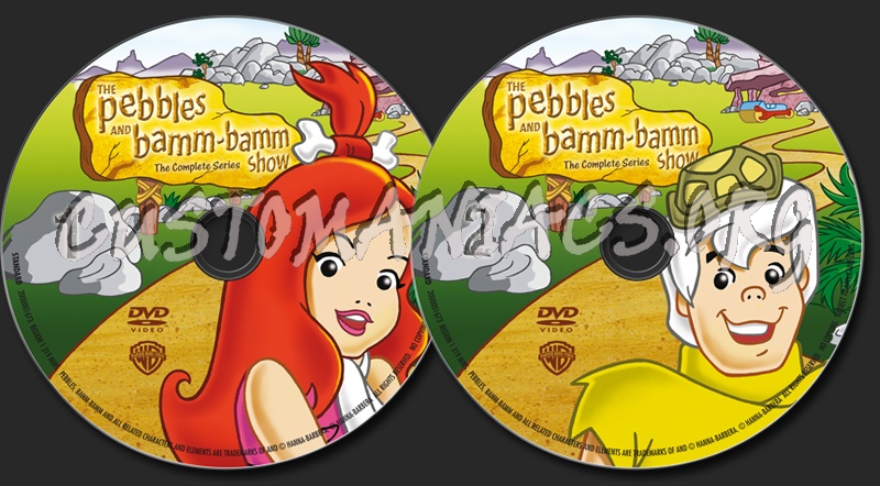 The Pebbles and Bamm-Bamm Show The Complete Series dvd label