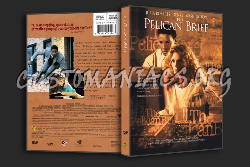 The Pelican Brief dvd cover