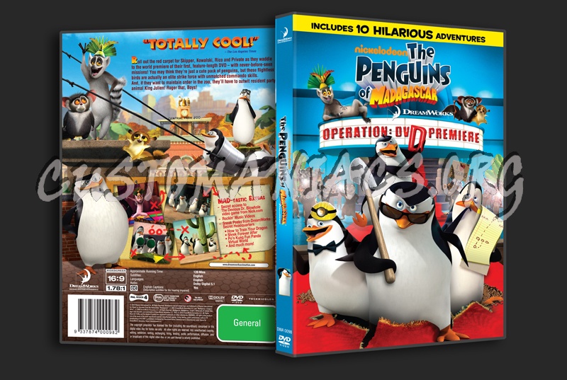 The Penguins of Madagascar Operation DVD Premiere dvd cover