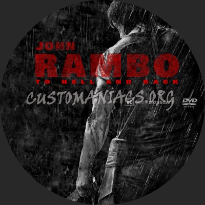 Rambo (2008) dvd label
