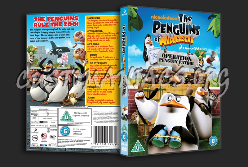 The Penguins of Madagascar Operation Penguin Patrol dvd cover