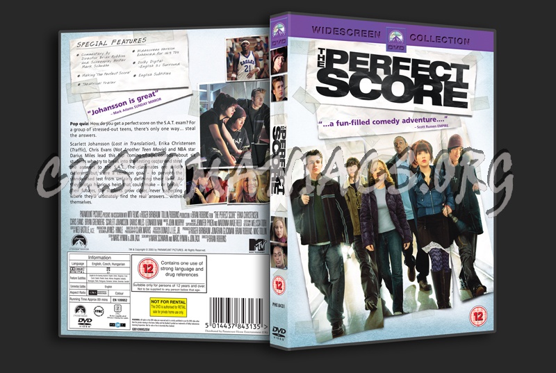 The Perfect Score dvd cover