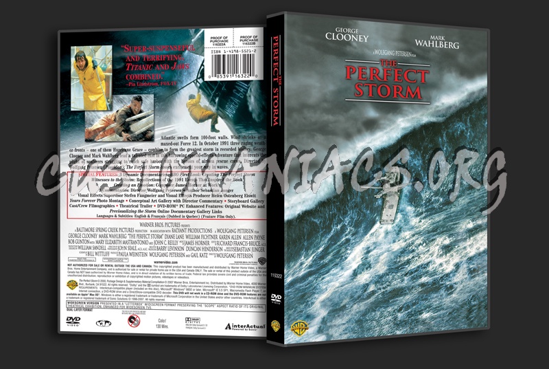 The Perfect Storm dvd cover