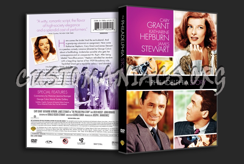 The Philadelphia Story dvd cover