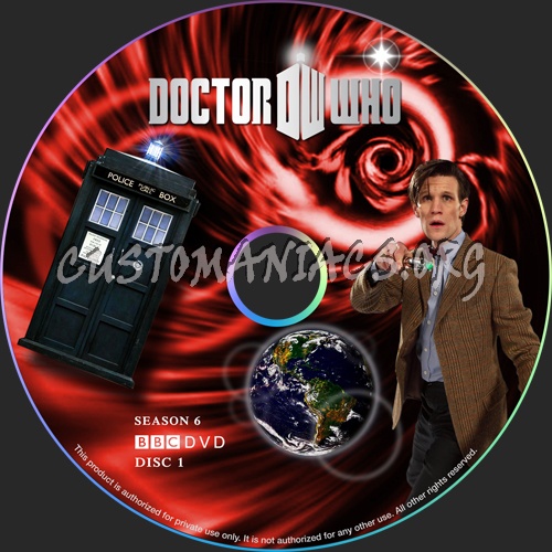 Doctor Who Season 6 dvd label