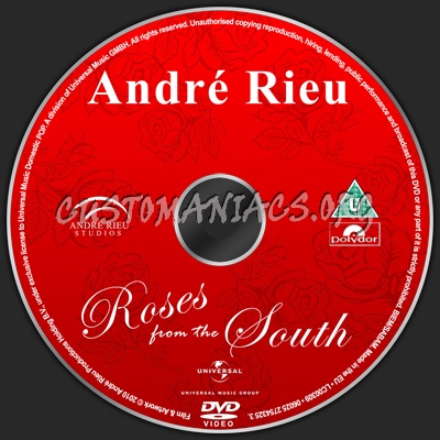 Andre Rieu Roses from the South dvd label