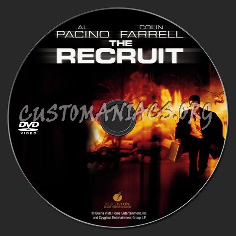 The Recruit dvd label