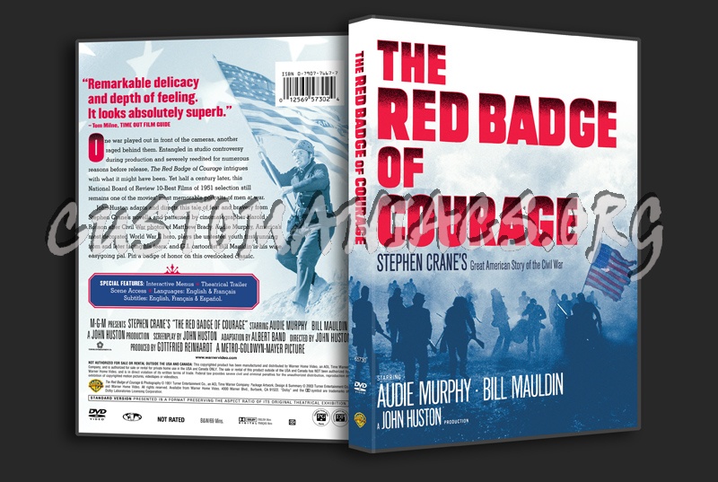 The Red Badge of Courage dvd cover