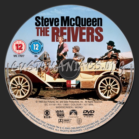 The Reivers dvd label