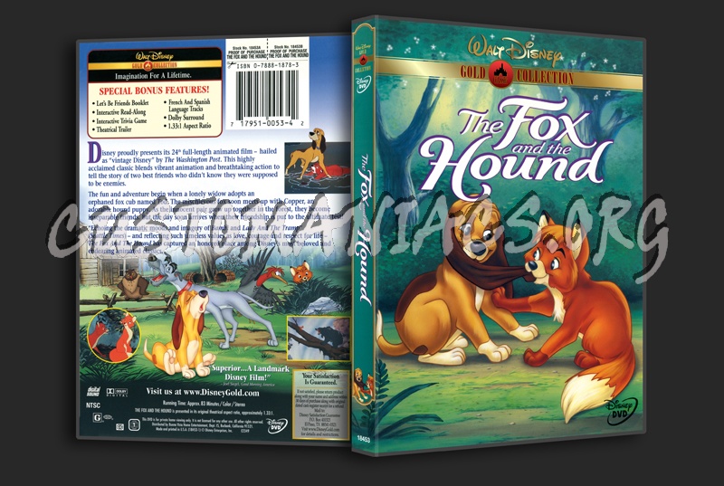 The Fox and the Hound dvd cover