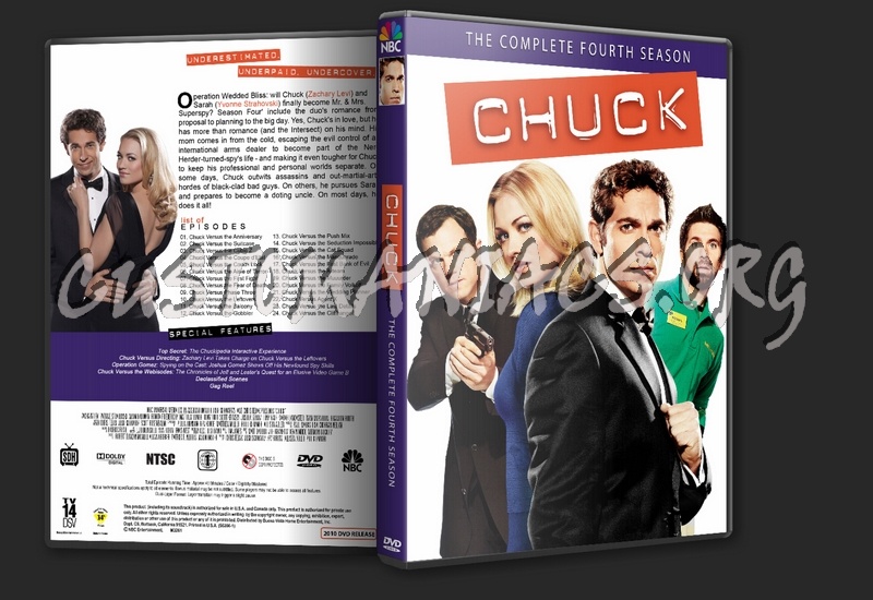 Chuck - The Complete Series dvd cover