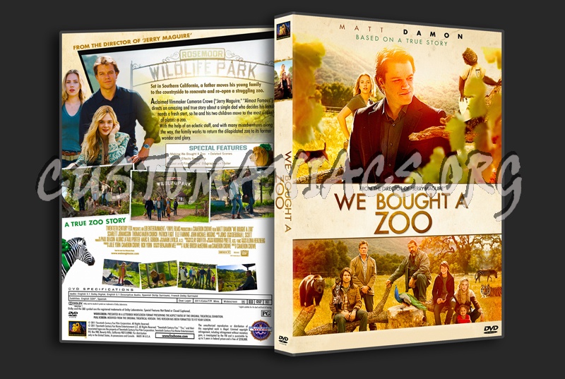We Bought A Zoo dvd cover