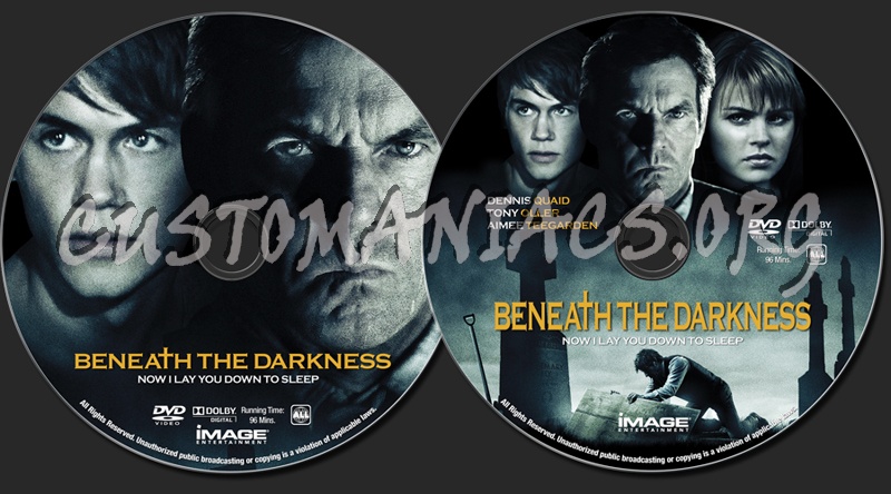 Beneath The Darkness dvd label
