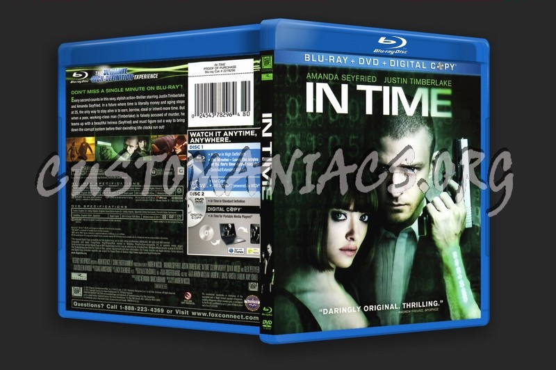 In Time blu-ray cover