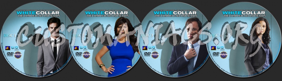 White Collar Season Two dvd label