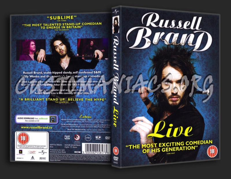 Russell Brand Live dvd cover