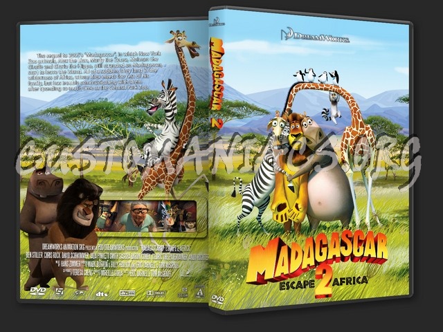 Madagascar 2 dvd cover