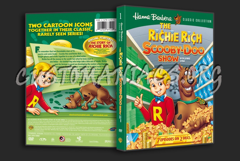 The Richie Rich Scooby-Doo Show Volume 1 dvd cover