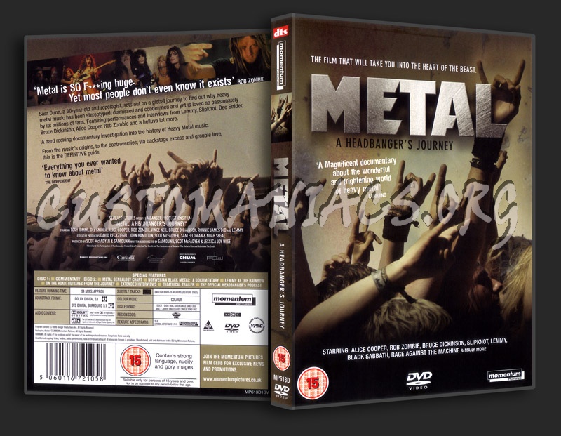 Metal: A Headbanger's Journey dvd cover
