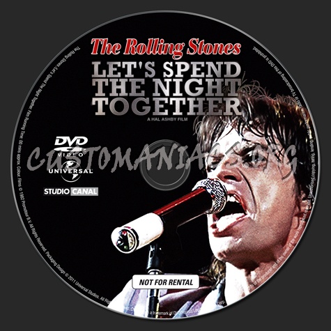 The Rolling Stones: Let's Spend the Night Together dvd label