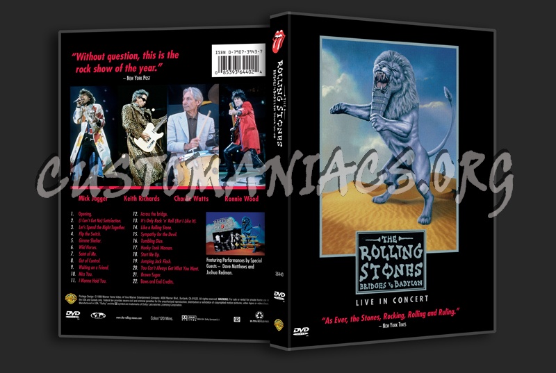 The Rolling Stones Bridges to Babylon dvd cover