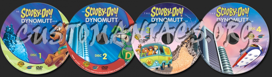 The Scooby-Doo! Dynomutt Hour dvd label