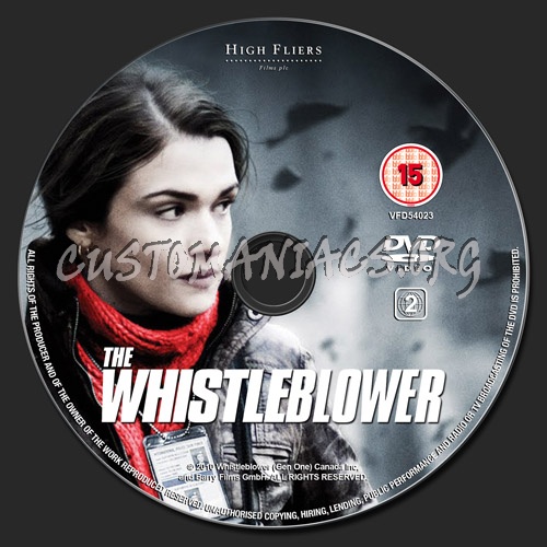 The Whistleblower dvd label