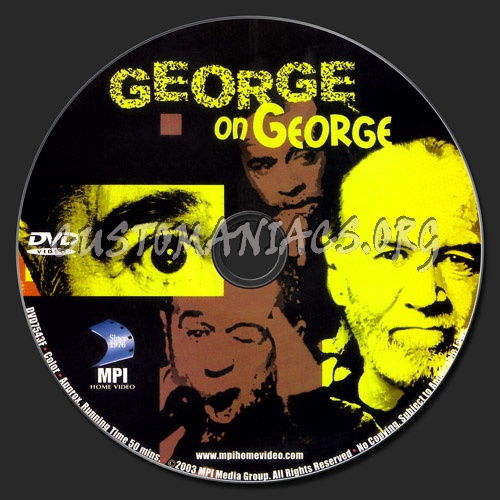 George Carlin - George on George dvd label