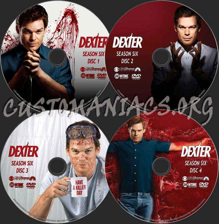 Dexter Season 6 dvd label