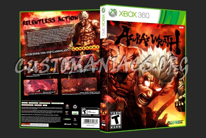 Asura's Wrath dvd cover