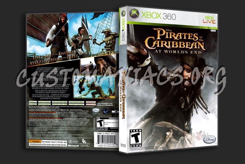 Pirates Of The Caribbean At Worlds End dvd cover