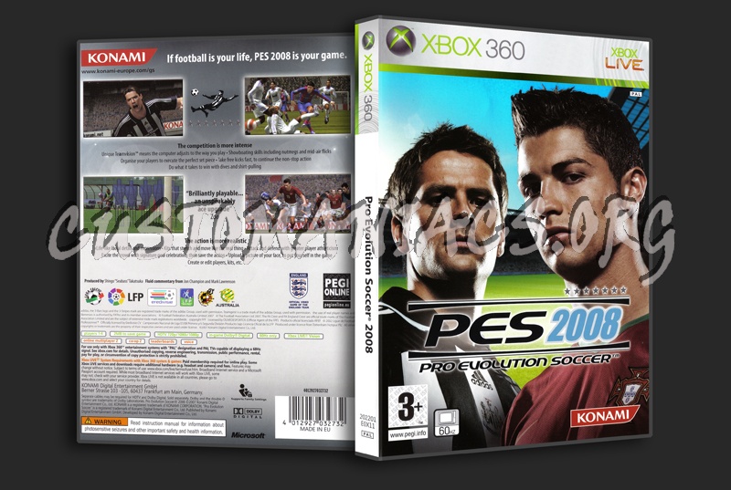 Pro Evolution Soccer 8 dvd cover