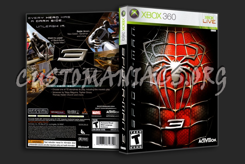 Spider-Man 3 dvd cover