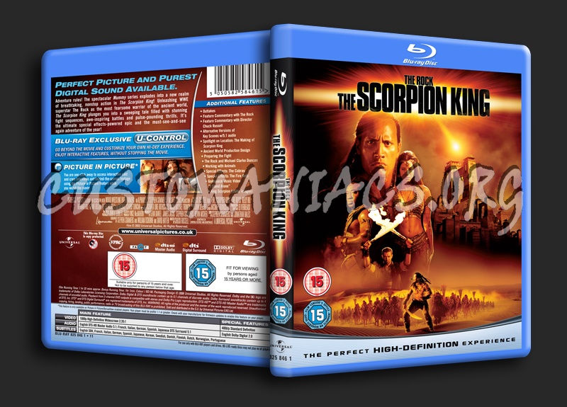 The Scorpion King blu-ray cover