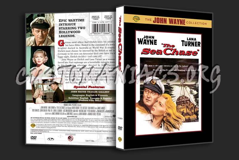 The Sea Chase dvd cover