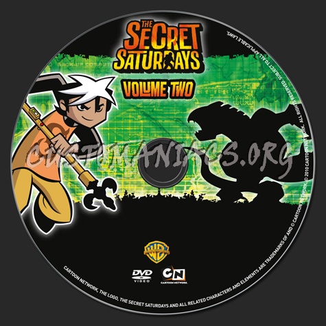 The Secret Saturdays Volume 2 dvd label