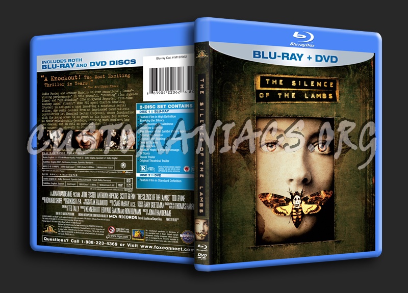 The Silence of the Lambs blu-ray cover